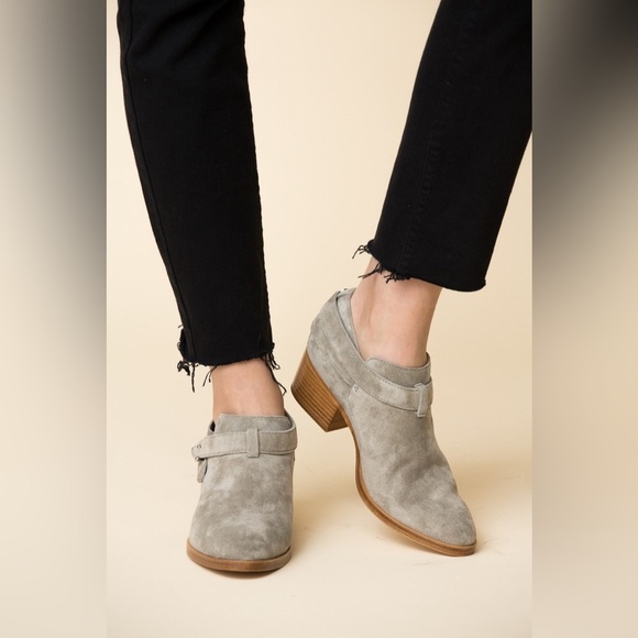 rag & bone Harley Suede Boot Grey Size 40 - Picture 1 of 10